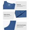 imageBoladeci Mens Tank Top Workout Athletic Quick Dry UPF 50 Sun Protection Lightweight Summer Beach Gym Sleeveless ShirtsBlue Gray