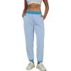imageUOUA 80s Pants Women 90s Neon Workout Joggers Casual Reversible Sweatpants with PocketsBlue