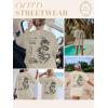 imageUOUA Women Oversized Graphic TShirt Casual Cotton Tees Printed Summer TopsDragonapricot