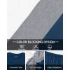 imageUOUA Mens 2 Piece Sweatsuits Outfits Color Block Loungewear ampamp Joggers Sweatpants Casual Track Suits SetBlueblockgrey