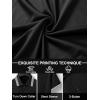 imageUOUA Mens Casual Polo Shirts Classic Short Sleeve Collared T Shirt Button Golf Slim Fit Tee Tops02 Black
