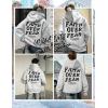 imageUOUA Mens Graphic Quarter Zip Hoodies Casual Long Sleeve Drop Shoulder Sweatshirt Pullover Streetwear TopFaithmottle Grey