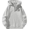 imageUOUA Mens Graphic Quarter Zip Hoodies Casual Long Sleeve Drop Shoulder Sweatshirt Pullover Streetwear TopFaithmottle Grey