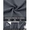 imageUOUA Mens Tracksuit 2 Piece Sets Casual Sweatsuit with Full Zip Athletic Jogging Suits Waffle Plaid Jacquard OutfitsDarkgrey