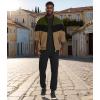 imageUOUA Mens Tracksuits Set Full Zip Jacket ampamp Sweatpants 2 Piece Athletic Jogging Suits Casual Sports Color Block OutfitGreen