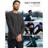 imageBoladeci Mens Thermal Underwear Tops Fleece Lined Base Layer Long Sleeve Shirts for Cold WeatherBlack