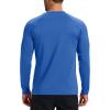 imageBoladeci Mens Thermal Underwear Tops Fleece Lined Base Layer Long Sleeve Shirts for Cold WeatherBright Blue