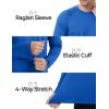 imageBoladeci Mens Thermal Underwear Tops Fleece Lined Base Layer Long Sleeve Shirts for Cold WeatherBright Blue