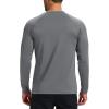 imageBoladeci Mens Thermal Underwear Tops Fleece Lined Base Layer Long Sleeve Shirts for Cold WeatherDark Gray