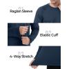 imageBoladeci Mens Thermal Underwear Tops Fleece Lined Base Layer Long Sleeve Shirts for Cold WeatherNavy Blue