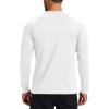 imageBoladeci Mens Thermal Underwear Tops Fleece Lined Base Layer Long Sleeve Shirts for Cold WeatherWhite