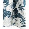 imageVATPAVE Mens Hawaiian Floral Shirts Cotton Linen Casual Button Down Short Sleeve Beach ShirtsBeige Blue