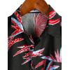imageVATPAVE Mens Hawaiian Floral Shirts Cotton Linen Casual Button Down Short Sleeve Beach ShirtsBlack