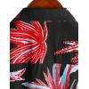 imageVATPAVE Mens Hawaiian Floral Shirts Cotton Linen Casual Button Down Short Sleeve Beach ShirtsBlack