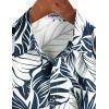 imageVATPAVE Mens Hawaiian Floral Shirts Cotton Linen Casual Button Down Short Sleeve Beach ShirtsBlue
