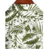 imageVATPAVE Mens Hawaiian Floral Shirts Cotton Linen Casual Button Down Short Sleeve Beach ShirtsLight Green