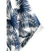 imageVATPAVE Mens Hawaiian Floral Shirts Cotton Linen Casual Button Down Short Sleeve Beach ShirtsNavy