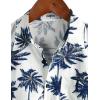 imageVATPAVE Mens Hawaiian Floral Shirts Cotton Linen Casual Button Down Short Sleeve Beach ShirtsWhite
