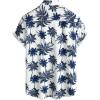 imageVATPAVE Mens Hawaiian Floral Shirts Cotton Linen Casual Button Down Short Sleeve Beach ShirtsWhite
