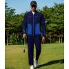 imageUOUA Mens Tracksuits 2 Piece Set Long Sleeve Sweatsuit Outfits Workout Jogging SuitsNavy Blue