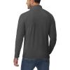 imageBoladeci Mens Quarter Zip Pullover Premium Fleece Lined Long Sleeve Golf Shirts Warm Hiking Shirts Lightweight SweatshirtsDarkgray