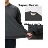 imageBoladeci Mens Sherpa Lined Crewneck Sweatshirt Heavyweight Thick Cotton Winter Warm Fleece Pullover ShirtsDark Gray