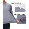 imageBoladeci Mens Sherpa Lined Crewneck Sweatshirt Heavyweight Thick Cotton Winter Warm Fleece Pullover ShirtsLight Gray