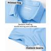 imageBoladeci Womens Golf Polo Shirts Short Sleeve UPF 50 Sun Protection 4Button Tennis Collared ShirtsBlue