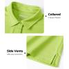 imageBoladeci Womens Golf Polo Shirts Short Sleeve UPF 50 Sun Protection 4Button Tennis Collared ShirtsFgreen