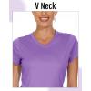 imageBoladeci Womens Swim Shirts  UPF 50 Sun Protection Short Sleeve V Neck TShirts Workout TopsLight Purple