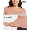 imageBoladeci Womens Swim Shirts Long Sleeve V Neck T Shirts UPF 50 Sun Protection Quick Dry Rash GuardApricot