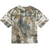 imageUOUA Mens Jersey Y2k Baggy Shirts Number Graphic Tees Oversized V Neck Tshirts Streetwear TopsBrownleaves