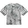 imageUOUA Mens Jersey Y2k Baggy Shirts Number Graphic Tees Oversized V Neck Tshirts Streetwear TopsGreyleaves