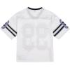 imageUOUA Mens Jersey Y2k Baggy Shirts Number Graphic Tees Oversized V Neck Tshirts Streetwear TopsWhite