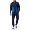 imageUOUA Mens Tracksuits 2 Piece Set Long Sleeve Sweatsuit Outfits Workout Jogging SuitsNavy Blue