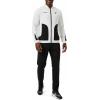imageUOUA Mens Tracksuits 2 Piece Set Long Sleeve Sweatsuit Outfits Workout Jogging SuitsWhite  Black