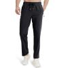 imageBoladeci Mens Joggers Lightweight Quick Dry Pants Athletic Hiking Workout Elastic Waist Sweatpants with PocketsBlack