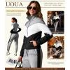 imageUOUA Womens 2 Piece Set Tracksuit Long Sleeve Zip Jacket ampamp Jogger Pants Workout Lounge Casual Outfit SweatsuitsGrey