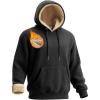 imageBoladeci Mens Sherpa Lined Hoodie Sweatshirts Heavy Fleece Cotton for Winter Cold WeatherBlack