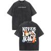 imageUOUA Mens Graphic Tees Vintage Oversized TShirts Casual Acid Wash Cotton Streetwear S2XLSkullblack