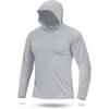 image:imageBoladeci Mens UPF 50 Sun Protection Lightweight Hoodie Shirts Long Sleeve Fishing Shirts SPF UV Hiking SwimLight Gray