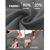 image:imageUOUA Womens Workout Set Two Piece Outfits Bodycon Long Sleeve Zipper Jacket amp Leggings for Gym TracksuitGrey