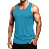image:imageBoladeci Mens Tank Top Workout Athletic Quick Dry Lightweight Summer Beach Gym UPF 50 Sun Protection Sleeveless ShirtsTeal