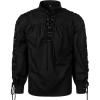 image:imageVATPAVE Mens Bandage Renaissance Shirts Gothic Pirate Cosplay Costume Tops