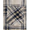 image:imageVATPAVE Boys Flannel Button Down Shirt Casual Long Sleeve Plaid Shirts 614 YearsBeige Brown