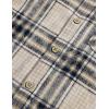 image:imageVATPAVE Boys Flannel Button Down Shirt Casual Long Sleeve Plaid Shirts 614 YearsBeige Brown