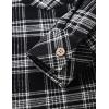 image:imageVATPAVE Boys Flannel Button Down Shirt Casual Long Sleeve Plaid Shirts 614 YearsBlack