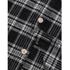 image:imageVATPAVE Boys Flannel Button Down Shirt Casual Long Sleeve Plaid Shirts 614 YearsBlack