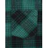 image:imageVATPAVE Boys Flannel Button Down Shirt Casual Long Sleeve Plaid Shirts 614 YearsBlack Green