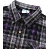 image:imageVATPAVE Boys Flannel Button Down Shirt Casual Long Sleeve Plaid Shirts 614 YearsBlack Purple